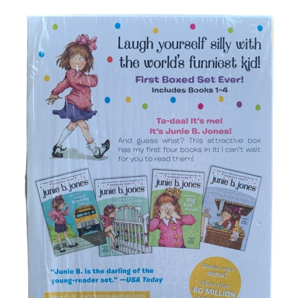 Junie B. Jones Book First Box Set Ever by Barbara Park - Books 1 - 2 - 3… - Picture 4 of 4
